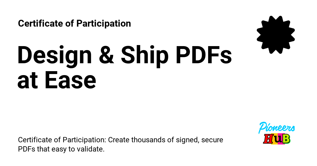 Blog Image for 🎉 Unser erstes Open-Source-Release: Teilnahmezertifikate leicht gemacht